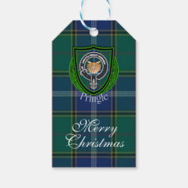 Pringle Scottish Clan Tartan & Crest ギフトタグ