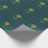 Pringle Scottish Clan Tartan & Crest ラッピングペーパー (角)