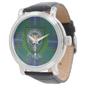 Pringle Scottish Clan Tartan & Crest 腕時計 (アングル)