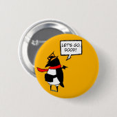 Prinny Escボタン 缶バッジ (正面&裏面)