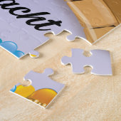 Prinsengracht,Canal Amsterdam Travel poster ジグソーパズル (側面)