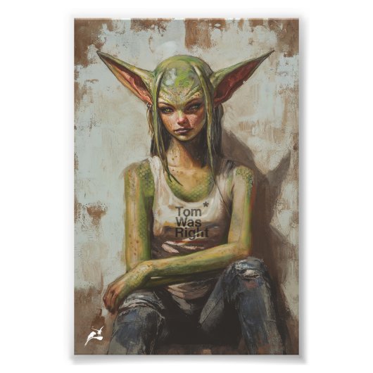 Print Aliens Exist フォトプリント (正面)