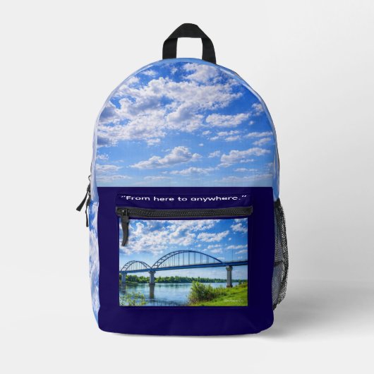 Print Cut Sew Bag プリントバックパック (正面)
