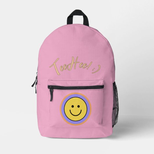 Print Cut Sew Bag プリントバックパック (正面)