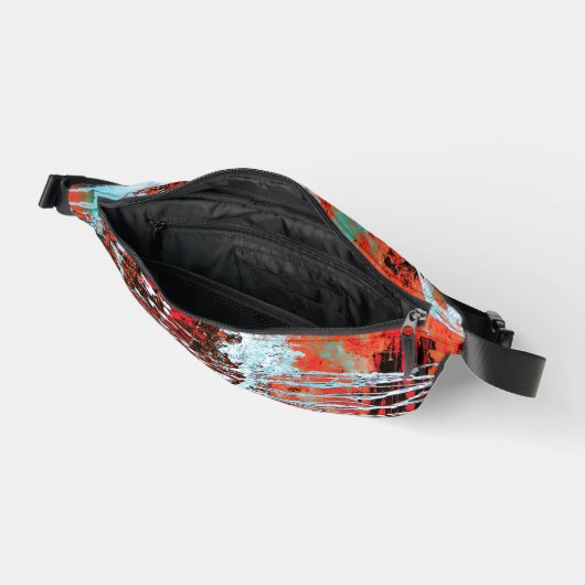 Print Cut Sew Bag – Corrosion Pulse ファニーパック (見開き)