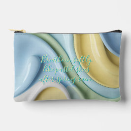 Print cut sew bag in stylish graphic アクセサリーポーチ