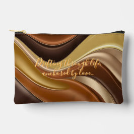 Print cut sew bag in stylish graphic アクセサリーポーチ