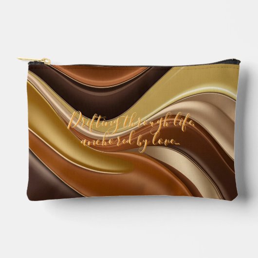 Print cut sew bag in stylish graphic アクセサリーポーチ (正面)