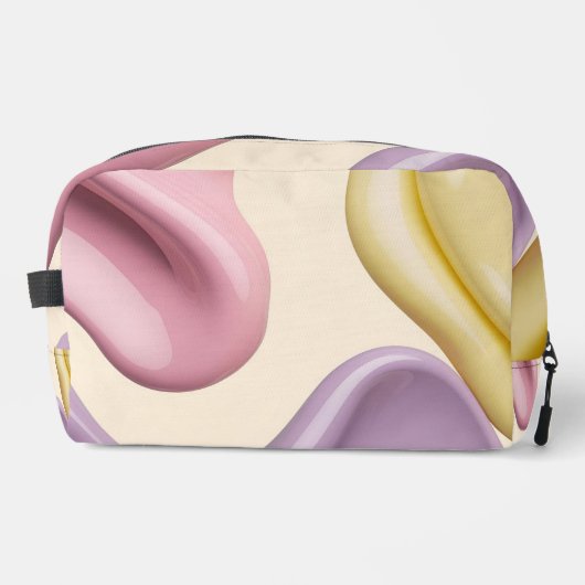 Print cut sew bag in stylish graphic ドップキット (正面)