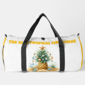 Print Cut Sew Bag-Personalised Tropical Xmas Bag ダッフルバッグ (裏面)