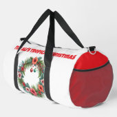 Print Cut Sew Bag-Personalised Tropical Xmas Bag ダッフルバッグ (右コーナー)