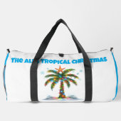 Print Cut Sew Bag-Personalised Tropical Xmas Bag ダッフルバッグ (裏面)