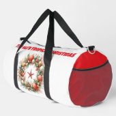 Print Cut Sew Bag- Personalized Tropical Xmas Bag ダッフルバッグ (右コーナー)