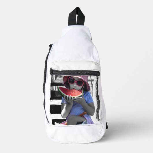 Print Cut Sew Bag verano fresco スリングバッグ (正面)