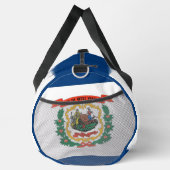 Print Cut Sew Bag, West Virginia flag ダッフルバッグ (右)