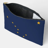 Print Cut Sew Bag with flag of Alaska, USA アクセサリーポーチ (見開き)