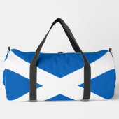 Print Cut Sew Bag with flag of Scotland ダッフルバッグ (正面)