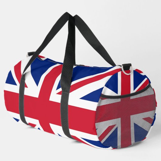 Print Cut Sew Bag with flag of United Kingdom ダッフルバッグ (右コーナー)