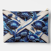 Print Cut Sew Bag with Scottish Thistles アクセサリーポーチ (裏面)