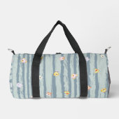 Print Cut Sew Duffel Bag – Whimsy Faces ダッフルバッグ (正面)