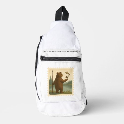 Print Cut Sew Sling Bag スリングバッグ (正面)