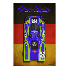 Print Graphic out of a series of legendary German  ポスター