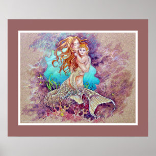 PRINT - Mermaid Mother ポスター