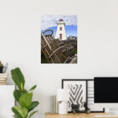 Print - North Rustico Light, PEI, Canada ポスター (ホームオフィス)