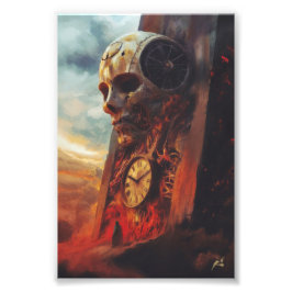 Print O Relógio e a Mortalha フォトプリント