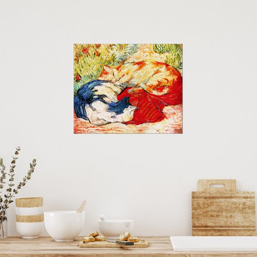 Print: Two Cats ポスター (キッチン)