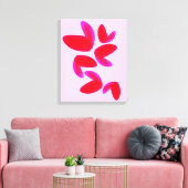 Print, Value Poster Paper (Semi-Gloss) with Hearts キャンバスプリント (インサイチュ (リビング))