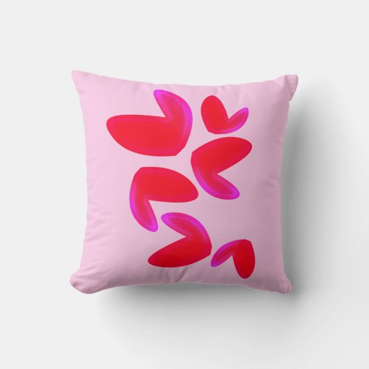 Print, Value Poster Paper (Semi-Gloss) with Hearts クッション (正面)