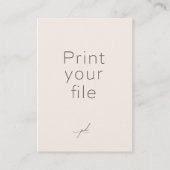 PRINT YOUR FILE: 10 pcs Trading Cards 2.5 x 3.5"  プレイスカード (正面)