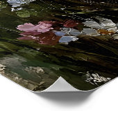 Printable Daffodils Wall Art, Antique Spring ポスター (角)