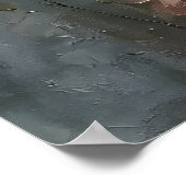 Printable Flowers Wall Art, Antique Spring Meadow ポスター (角)