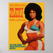 Printable Gym Poster Fitness Art Print Gym Wall Ar ポスター (正面)