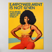 Printable Gym Wall Art 70s Poster Gym Art Print Fi ポスター (正面)