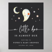 Printable Halloween Baby Shower Welcome Sign ポスター (正面)