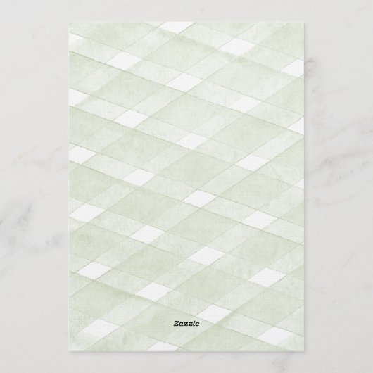 Printable Hydrangea Wedding RSVP Cards 招待状 (裏面)