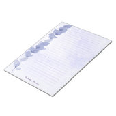 Printable Lavender Lined Paper – Personalized ノートパッド (アングル)