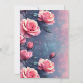 Printable Rose Galaxy Background – Digital Card  シーズンカード (正面)