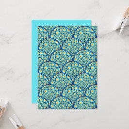 Printable Starry Night On Sea Deco Scrapbook Paper 招待状