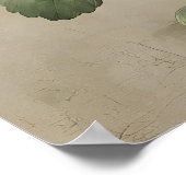 Printable Strawberry Berry Wall Art, Antique ポスター (角)