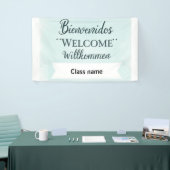 Printable Welcome Banner With Class Name 横断幕 (トレードショー)