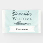 Printable Welcome Banner With Class Name 横断幕 (横)