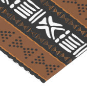 Printed African Bogolan Table Runner ショートテーブルランナー (コーナー)