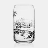 Printed can glass ガラス缶 (正面)