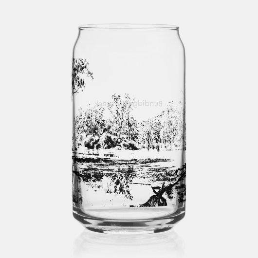 Printed can glass ガラス缶 (正面)