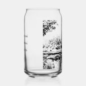 Printed can glass ガラス缶 (右)