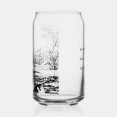 Printed can glass ガラス缶 (左)
